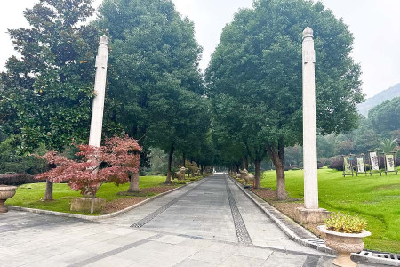 杭州市临平区安贤陵园园区环境图