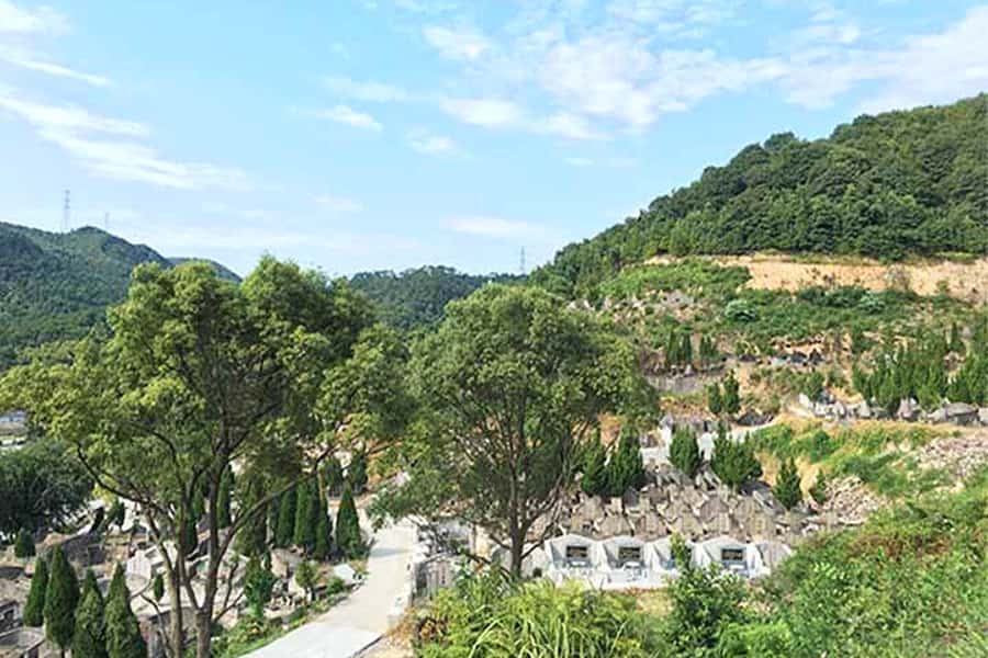 杭州市临平区杭州第三公墓园区环境图