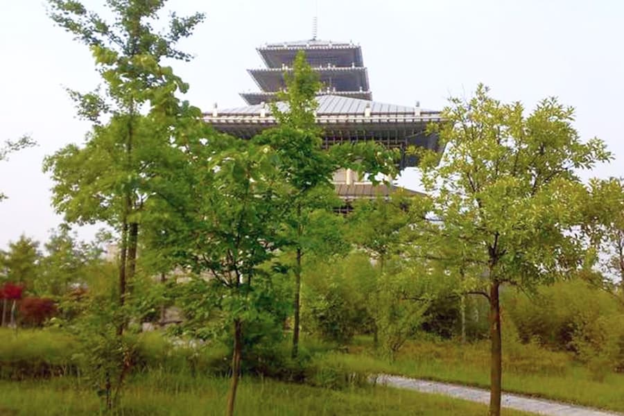 杭州市临平区临平公墓园区建筑图