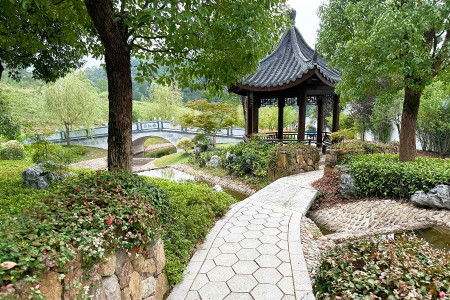 天竹园公墓景观图