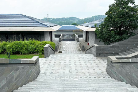 径山竹茶园景观图