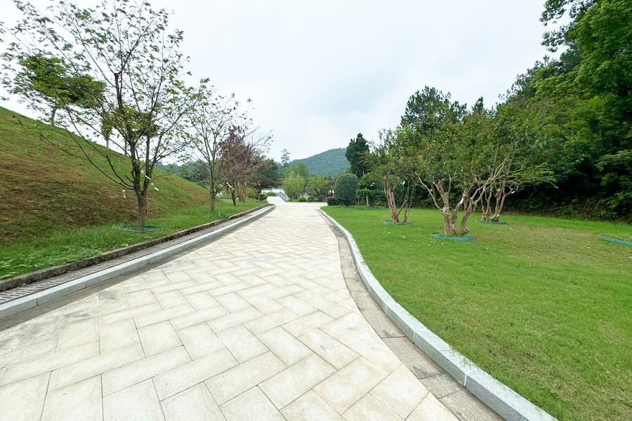 天竹园公墓景观图