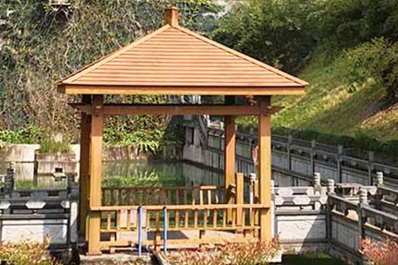 杭州市拱墅区半山公墓园区休息亭