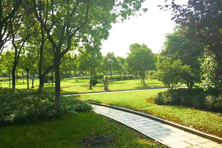 杭州市萧山区东郊陵园园区环境图