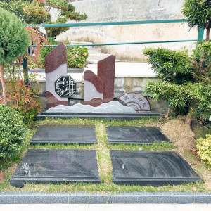 萧山泰和陵园艺术立碑