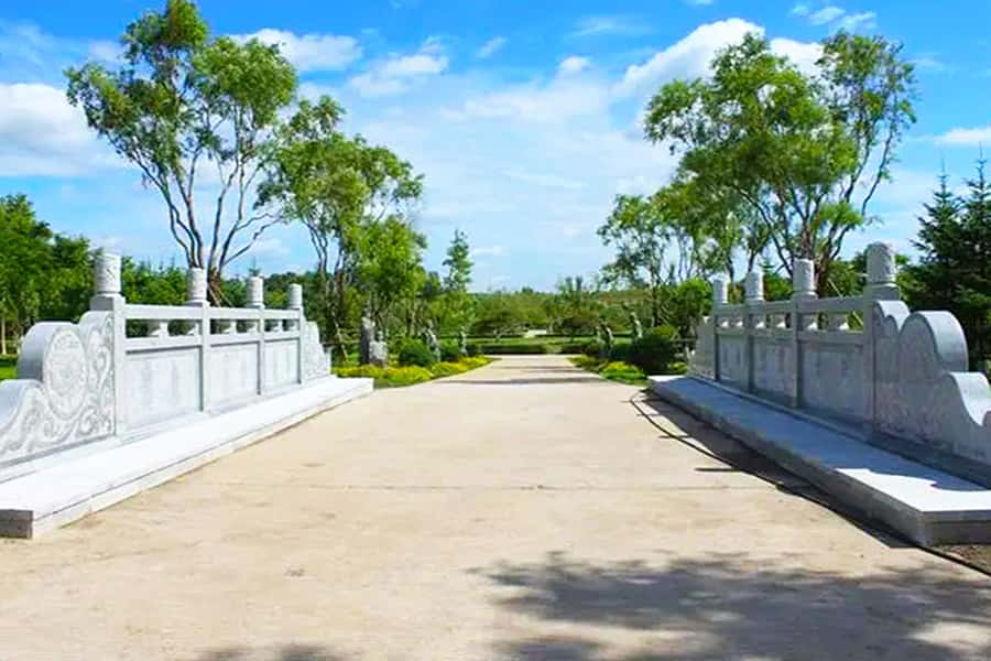 杭州市萧山区东郊陵园园区环境图