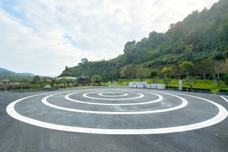 萧山泰和陵园景观图