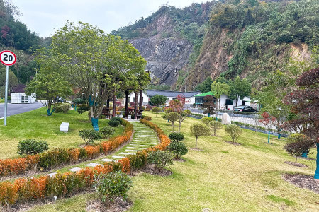 萧山泰和陵园景观图