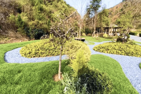 状元坞陵园景观图