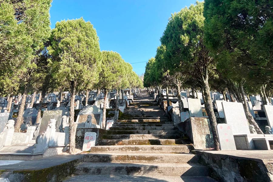 杭州市余杭区瓶窑公墓墓区环境图