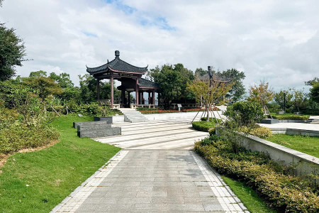 普陀山易德园景观图