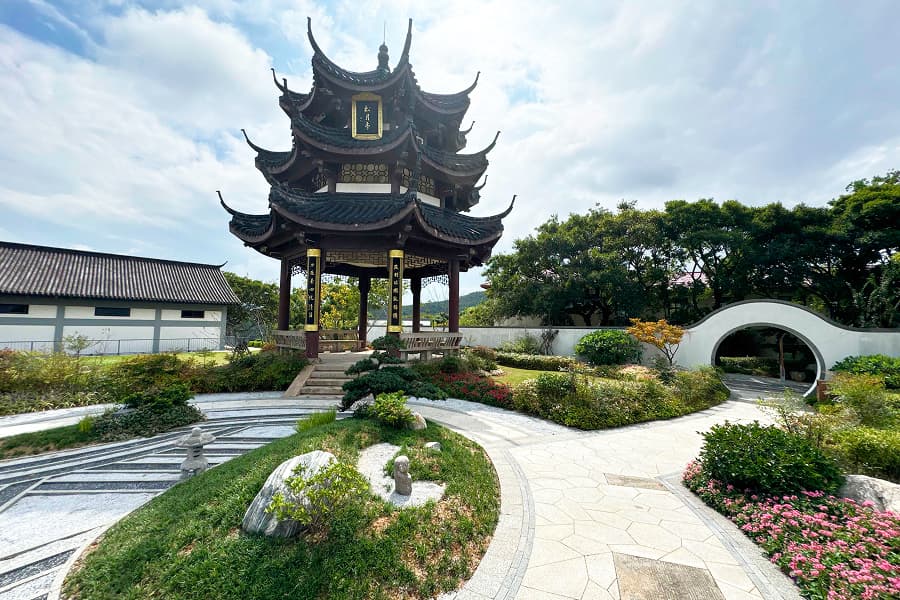 普陀山易德园景观图