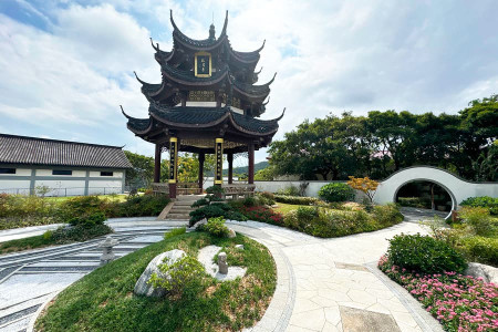 普陀山易德园景观图