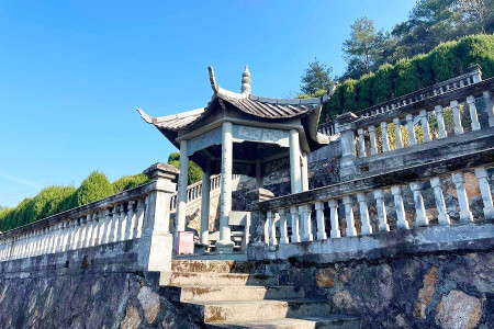杭州市余杭区瓶窑公墓园区休息亭